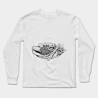 fast food dish Long Sleeve T-Shirt